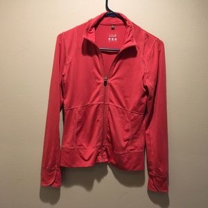 Lolë Zip Up athletic jacket Coral Small